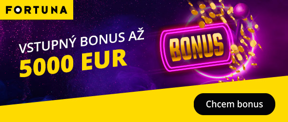 Casino bonus vo Fortune do 5-tisíc eur